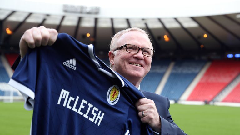 McLeish has taken charge of Scotland for the second time