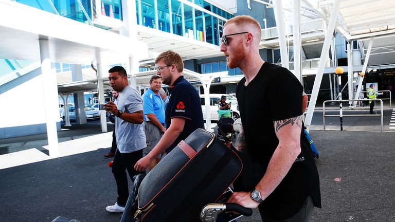 Stokes then went on a 70-mile drive to the England squad's hotel in Hamilton