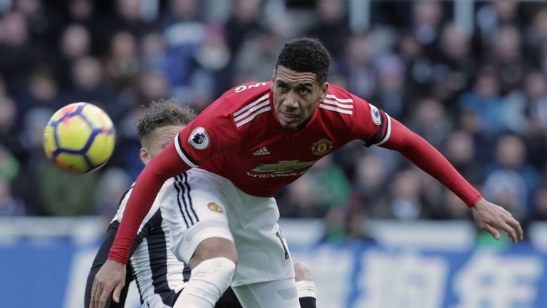 It was a disappointing day for Chris Smalling and Manchester United at St James' Park