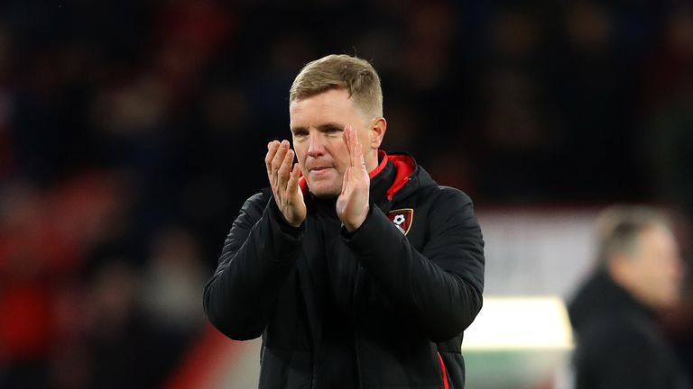 Eddie Howe has made a public apology to Bournemouth fans