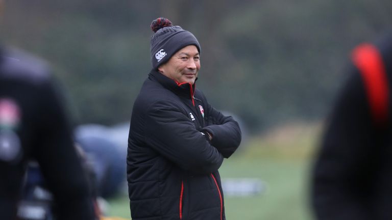 Eddie Jones is having to re-think England's training plans because of the weather