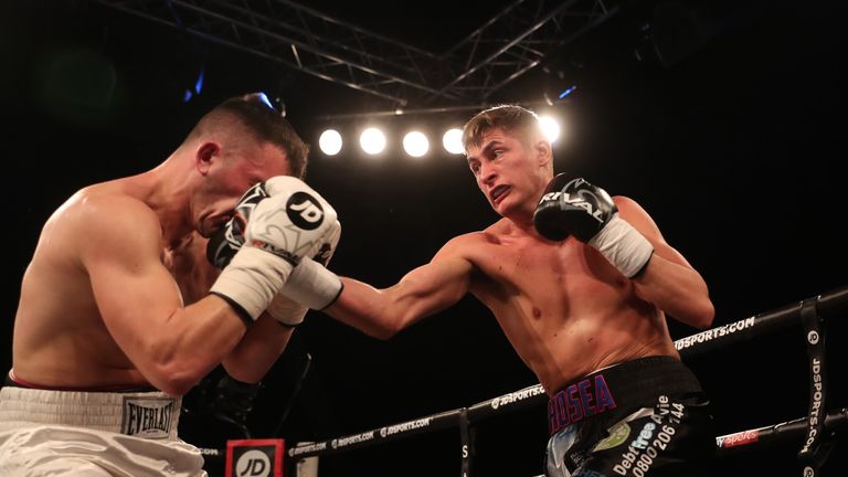 Hosea Burton sealed a points victory over Josip Perkovic