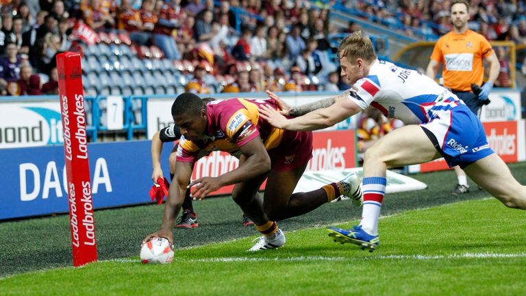 McGillvary looks to be getting back to his try scoring best after recovering from injury
