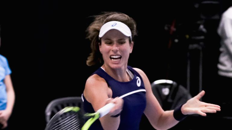 Johanna Konta has been in fine form for GB in Estonia