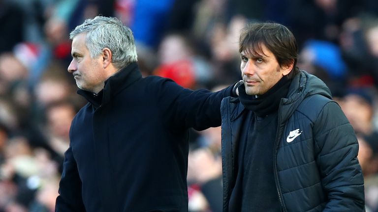 Jose Mourinho consoled Antonio Conte after Man Utd beat Chelsea - and the Blues face a tough test to make the top four