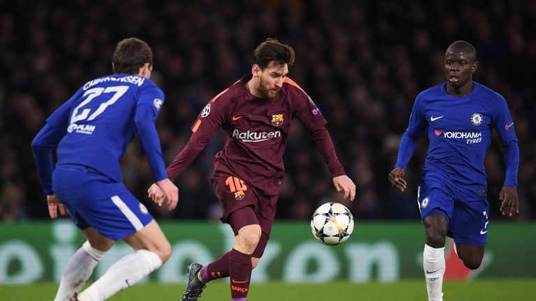Barcelona drew 1-1 with Chelsea in the Champions League last 16 on Tuesday