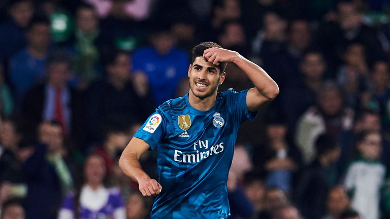 Marco Asensio was not a regular at Real last season