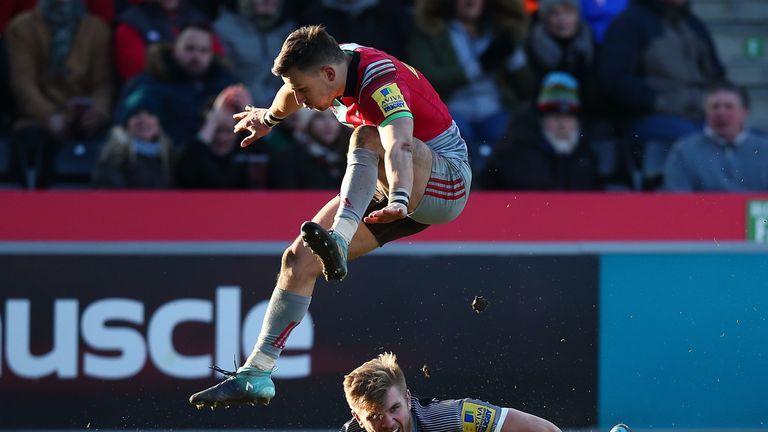 Newcastle Falcons' victory pushed them up to fourth in the Premiership table