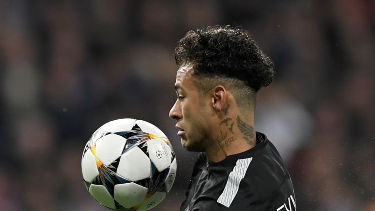 Neymar only moved to PSG from Barcelona last summer