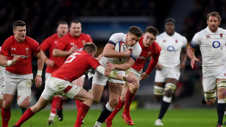 Owen Farrell has 55 caps and has scored 629 points for England