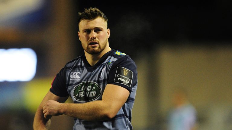 Owen Lane raced over for Cardiff's third try on 27 minutes