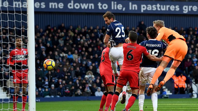 Craig Dawson pulled a goal back for West Brom