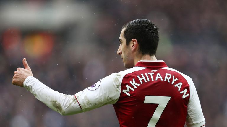 Mkhitaryan was brought to the club from Man Utd, in a deal which took Alexis Sanchez to Old Trafford