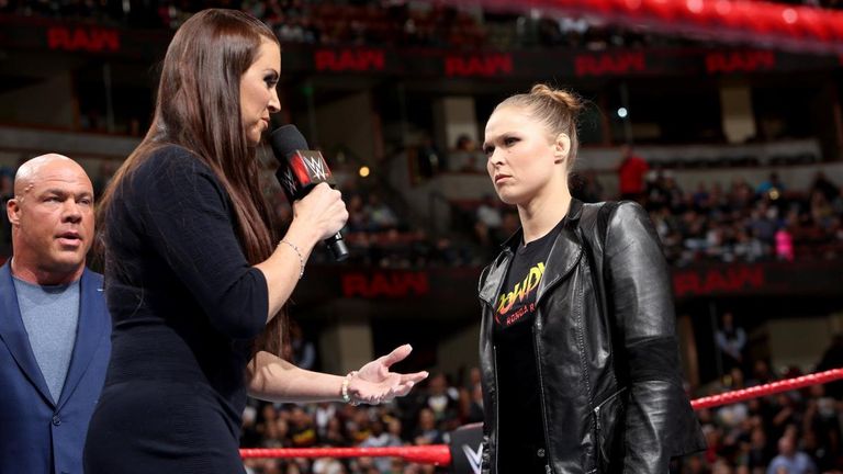 Ronda Rousey's first WWE storyline is alongside Stephanie McMahon