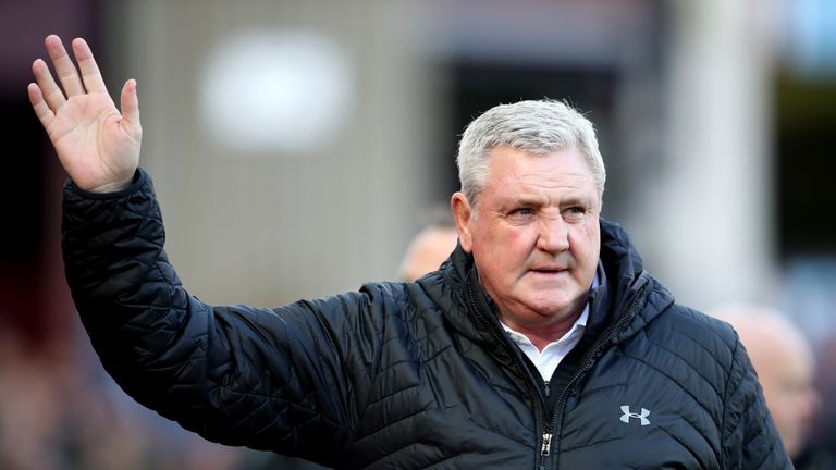 Aston Villa manager Steve Bruce