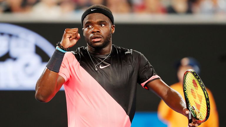 Frances Tiafoe knocked out Juan Martin del Potro at the Delray Beach Open