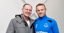 Gazza meets Rooney on Everton visit
