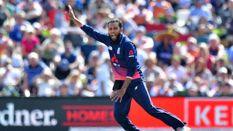 Adil Rashid was the only England bowler to bowl his full 10 overs in every game of the series