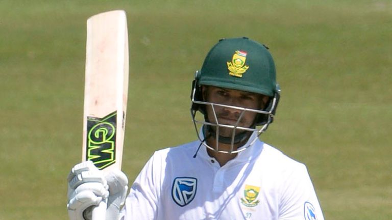 Aiden Markram acknowledges the applause at Sahara Stadium, Kingsmead