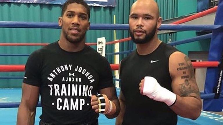 Joshua and Clarke train together in Sheffield