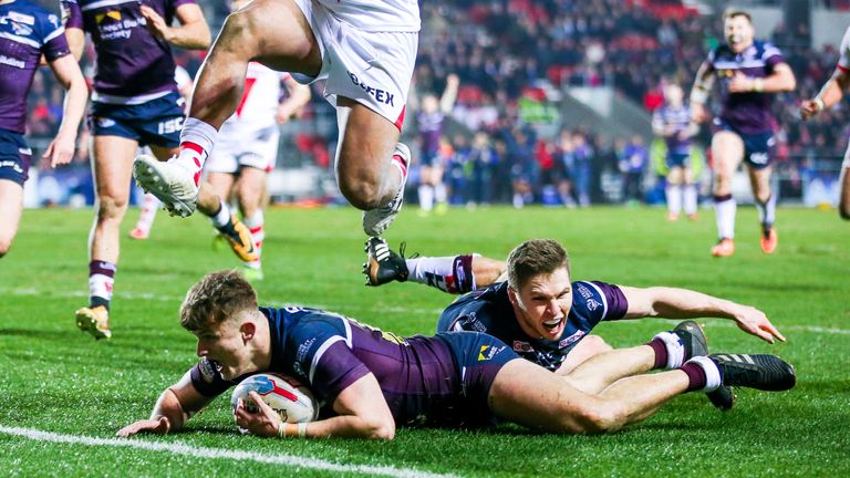 Ash Handley has scored 10 tries so far in the Betfred Super League