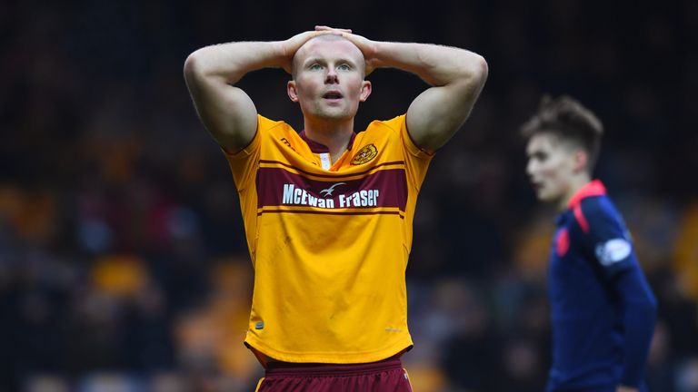 Curtis Main has scored six goals since joining Motherwell in January