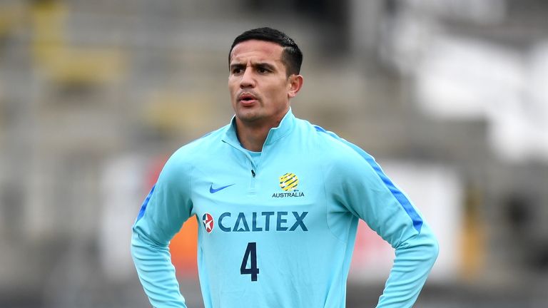 Cahill and Austraila face Colombia at Craven Cottage on Tuesday