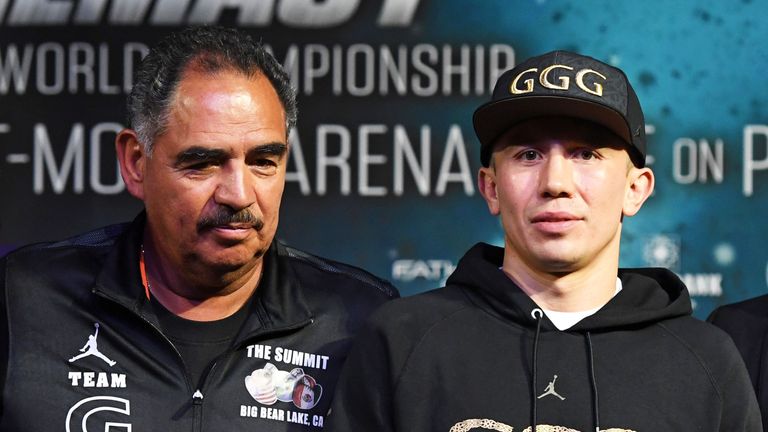 Abel Sanchez (left) has guided the career of Gennady Golovkin