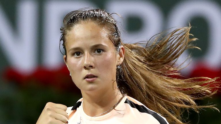 Daria Kasatkina knocked out world No 2 Caroline Wozniacki