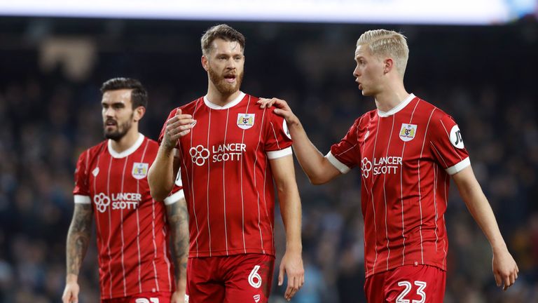 Nathan Baker is among the players unlikely to feature for Bristol City