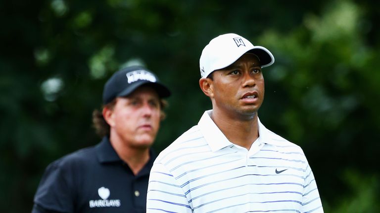 Tiger Woods and Phil Mickelson are playing together in practice ahead of the Masters