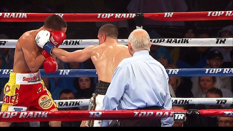 Quigg had Valdez in trouble in the fifth and again in the 11th