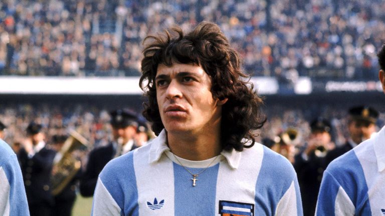 Argentina's Rene Houseman pictured in September 1977