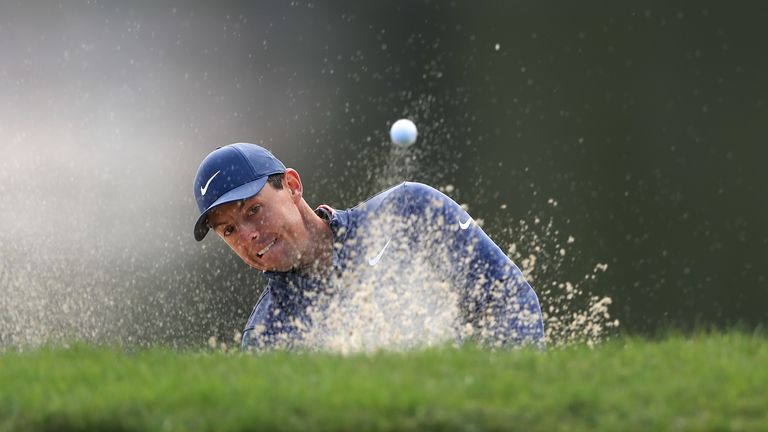 McIlroy had to scramble a number of pars throughout his round