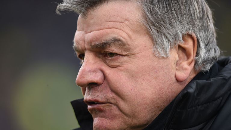 Sam Allardyce is under pressure at Everton