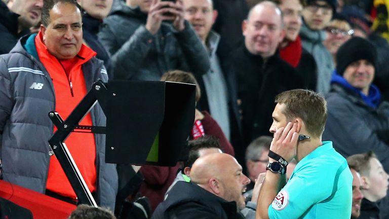 VAR has been trialled in the FA Cup and Carabao Cup this season