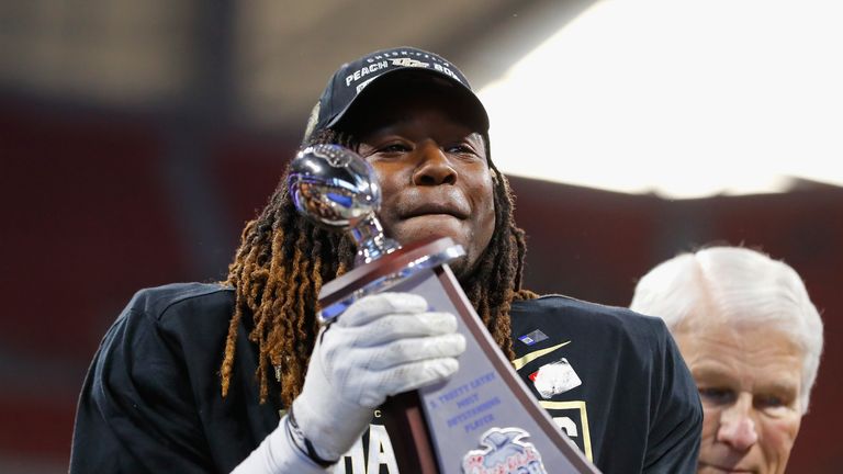 Griffin helped the UCF Knights to victory in the Peach Bowl on New Year's Day