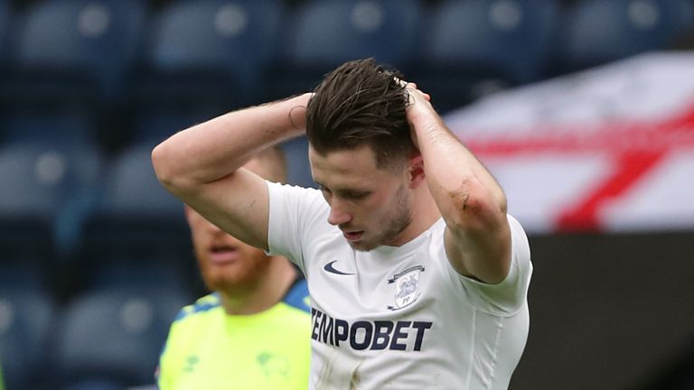 Browne's Preston North End missed out on the Championship play-offs by two points