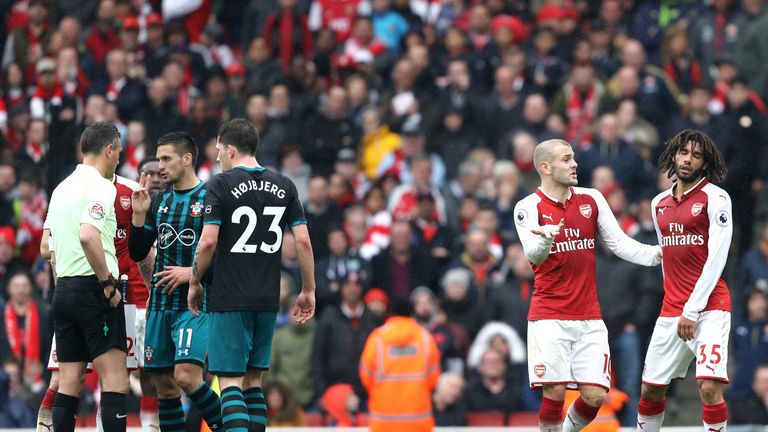 Arsenal are currently in a fight to stay in sixth in the Premier League