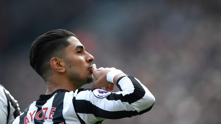Newcastle's Ayoze Perez has now scored three league goals in his past three league games