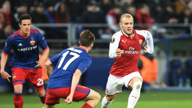 Jack Wilshere, who missed the final two games of Arsenal's season, is sweating on his place