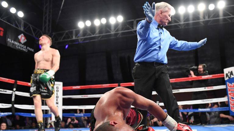 Quigley produced a fight-ending body shot in the sixth round