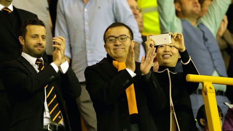 Wolves managing director Laurie Dalrymple (left) says the club are 'thrilled' at sealing promotion to the Premier League
