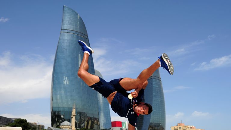 Joyce won a European gold medal in Baku