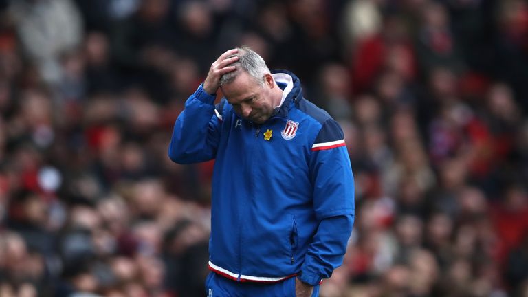 Paul Lambert has six games left to save Stoke City