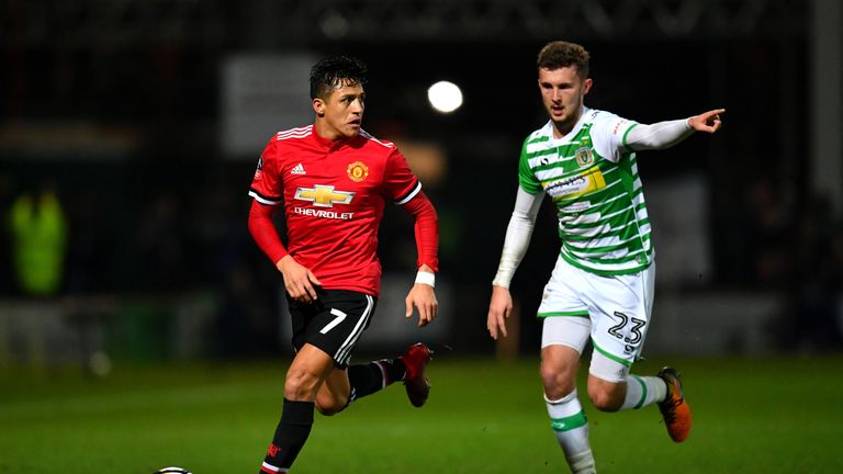 Tom James played for Yeovil against Manchester United in the FA Cup