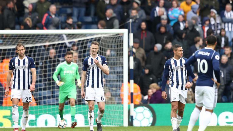 West Brom have lost more points from winning positions than any other side since 2013