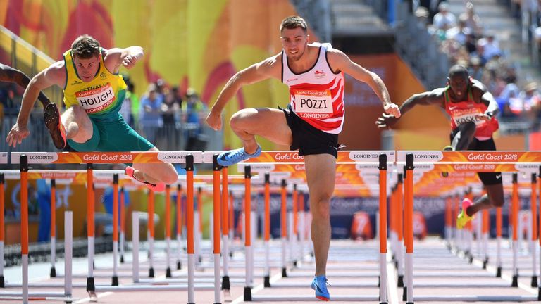 Andrew Pozzi was in cruise-control in the Commonwealths heats