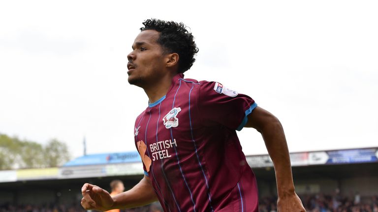 Duane Holmes impressed with Scunthorpe last season