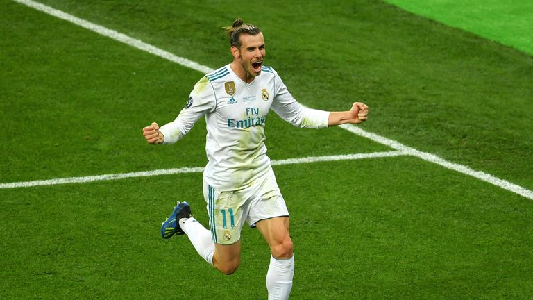 Bale scored two of Real's goals but later cast doubt over his future